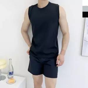 [모로엠] 남성 베이직 코튼 슬리브리스 티셔츠 DM-TS5-QDGI1825