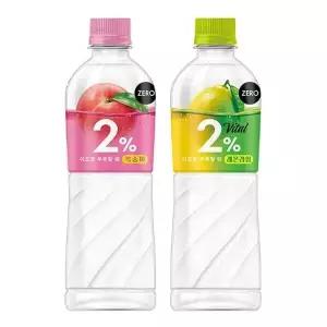 2 이프로 제로2종 레몬라임12개 복숭아12개 500ml 24개