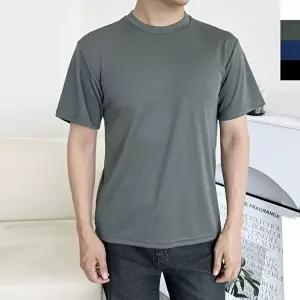 [모로엠]드라이 기능성 남성 라운드 반팔 티셔츠 DM-PTH-QDAE720M