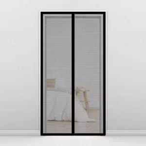 출입문 VPF973N8 방충망 현관문 방문 블랙 100x210cm