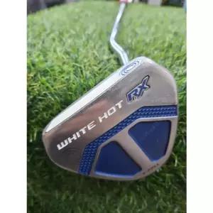 오디세이 화이트핫 RX 2-BALL 중고 말렛 퍼터 33인치 커버 포함