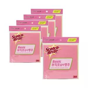 3M 부직포 칼라 행주 3매입 x 5개