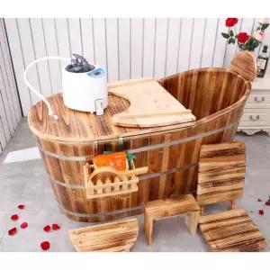 히노끼 반신욕기 일본식 편백나무 사우나 편백 욕조