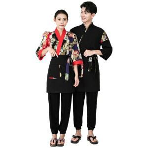 일식복 일식 유니폼 상의 이자카야 조리복 기모노 쉐프