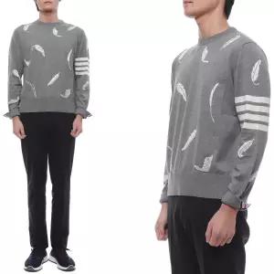 [롯데백화점]톰브라운 25FW 남성 페더 인타르시아 니트 MKA556A Y3039 055 25F