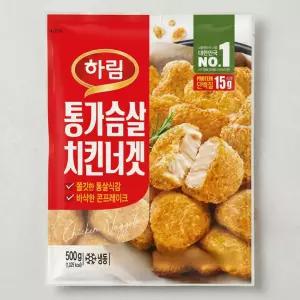 하림 통가슴살치킨너겟 500g 1개