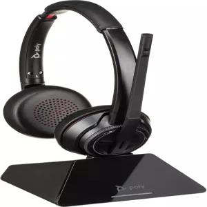 폴리 사비 8220 UC DECT 무선 헤드셋 시스템 - 컴퓨터 전용(USB-A) 연결