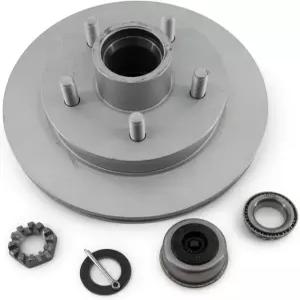 튼튼한 조립식 매듭 보트 트레일러 디스크 브레이크 10인치 5루그 일체형 교체 허브 로터