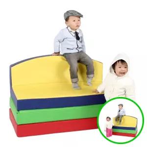 MF08 유아소파베드 어린이집 접이식 매트 유치원 침대겸용 쿠션 어린이쇼파베드