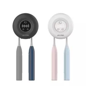 유토렉스 블랑 무선 칫솔 살균기 UV 건조 무드등 자동센서 2구 UTC-3600W 화이트