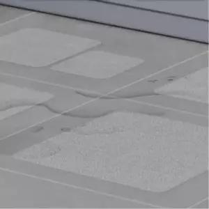 욕실용 바닥스티커 논슬립 목욕탕 베란다 14cm 10P 반투명 타일스티커 어르신