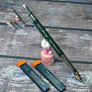 수입필기구 파버카스텔 드로잉/제도샤프 TK-Fine Vario+심 0.9mm