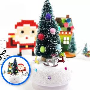 MF09 겨울 오르골 만들기 5인용 폼클레이 크리스마스 교구 겨울공예
