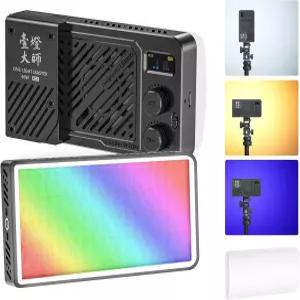 ULANZI 40W 휴대용 RGB 비디오 조명 5000mAh 충전식 LED 카메라 20개의 장면 모드 유튜브용 2700-650만