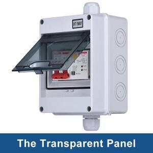 AC 회로 차단기를 가진 전기 배전 상자 IP65 RCBO 16A 20A 25A 32A 63A 번개 보호 누출