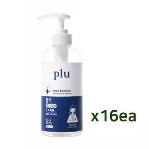 플루_프리미엄 손소독제 겔 500ml x 16개/소독용/손/소독제/스프레이/휴대용/젤/액체/타입/미니/소독/세정