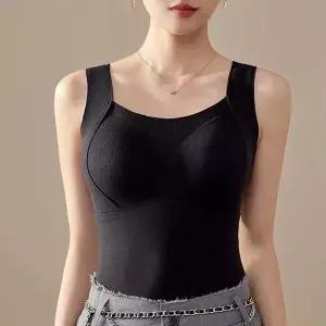 [하프클럽/]브라캡 일체형 나시 이너웨어 캐미솔 여성 슬리브리스