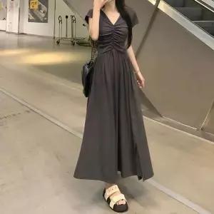 [하프클럽/]일상템 스탠다드 프릴예쁜 슬릿 드레스