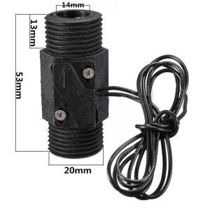 AC 220V 3A 22MM 마그네틱 물 흐름 스위치 액체 순환 펌프 자동 센서 용접 절단기