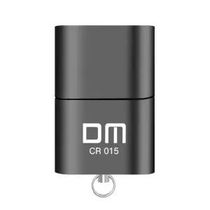 TF 카드 슬롯이 있는 DM CR015 MicroSD 리더기는 컴퓨터 또는 차량용 USB 어댑터용 플래시 드라이브가