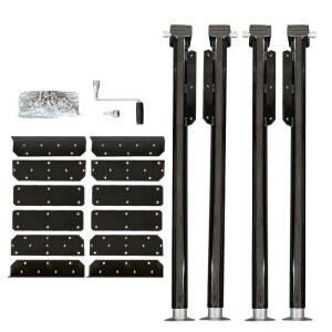 전동 트레일러 화이트 지지대 캠핑카 거치대 주차 주차용