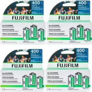 후지필름 400 컬러 네거티브 필름 3팩 35mm 36 노출
