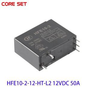 마그네틱 홀딩 릴레이 HFE10-2-12-HT-L2 수동 스위치 더블 코일 50A 12VDC 5P