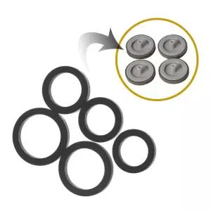 20PCS 혼합 유휴 휠 벨트 루프 아이들러 풀리 고무 링 카세트 데크 테이프 레코더 오디오 스테레오