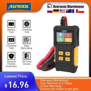 AUTOOL BT360 8-29V 자동차 배터리 테스터 디지털 진단 분석기 30-2000CCA 크랭킹 충전 도구