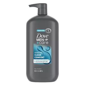 DOVE 남성 케어 바디 앤 페이스 워시 24시간 영양 마이크로 수분 기술로 깨끗한 컴포트 30온스