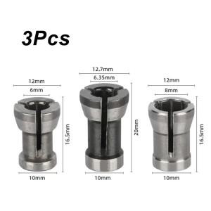 6mm 6.35mm 8mm 콜렛 척 어댑터 조각 트리밍 기계 트리머 전기 라우터 비트 밀링 커터 액세스