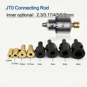 마이크로 0.3-4mm Jt0 드릴 척 테이퍼 장착 JTO 연결로드 2.3mm3.17mm4mm5mm6mm8mm 샤프트 커플 링