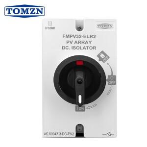 PV DC 1200V 32A tommn IP66 방수  회전 핸들 아이솔레이터 로터리 스위치 단로기 분배 상자 용