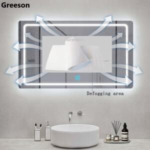 AC 220V 애완 동물 거울 defogger 패드 히터 안개 방지 필름 led 욕실 대 한 demister