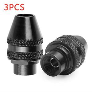 3Pcs 멀티 퀵 체인지 열쇠가없는 척 Dremel 4486 용 범용 교체 로타리 공구 3000 7700 8200