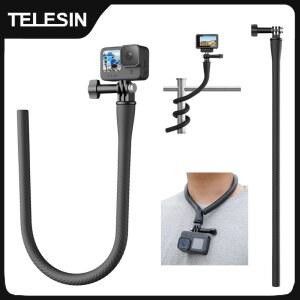 카메라제습함 보관함 TELESIN 미니 액션 걸게 거치대 카메라 스탠드 문어 홀더 클립 전화 삼각대 INSTA360 걸이