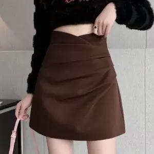 [하프클럽/]심플 데일리룩 여자 러플 디테일 러블리미니사이즈 플레어스커