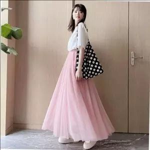[하프클럽/]우디블 발레리나 롱사이즈 샤스커트고급스커트 트렌디