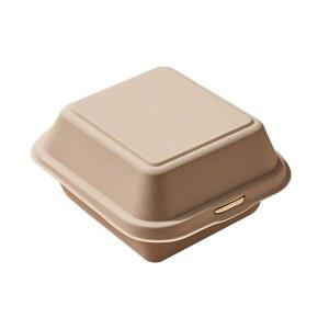 크라프트 100개 친환경 배달용 종이그릇 대량 도시락 햄버거박스 요거트 대용량 케이크