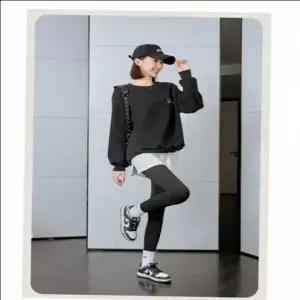 [하프클럽/]허리밴딩 레이어드티페이크소재 이너 탑 롱스커트 베이직 귀여
