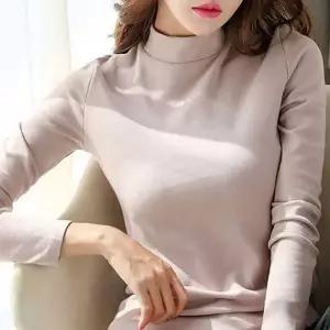 [하프클럽/]걸 20 대 스타일링 시즌 보아 쫀쫀 핏감좋은 솔리드 폴라넥티 20
