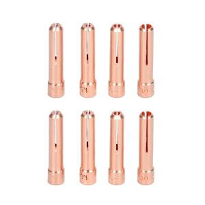 55pcs TIG 용접 토치 노즐 링 커버 가스 렌즈 유리 컵 키트 WP-17/18/26 고온 내구성
