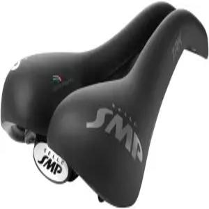 SMP4Bike 셀 TRK 중형 매트 블랙 새들