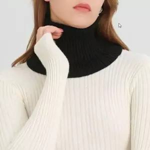 WL 니트 레이어드 목토시 넥워머 심플한 디자인으로 어디에나 잘 어울리는 페이크 목폴라