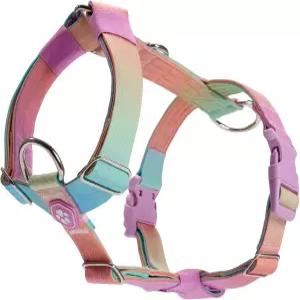 스파크 대형견용 노 풀 독 하네스 헤비 듀티 개 조절 가능한 Y자형 패딩 홀터 디자인 전면 클립 포함 -