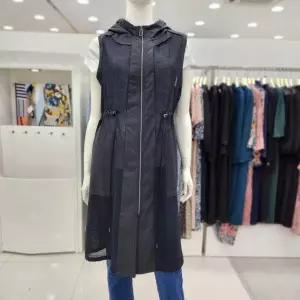 조이너스 후드 망사 면혼방 롱 여름 베스트 여성 조끼JDU5WVT0200US 1213676