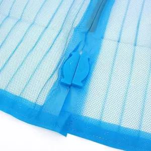 문 모기장 블루 90cm 사각모기장 방문모기장 문발