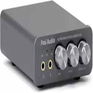 포시 오디오 K5 프로 게이밍 DAC 폰 미니 하이파이 스테레오 디지털아날로그 변환기 USB 타입 C/광학/동축