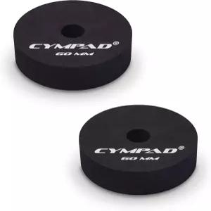 심패드 모더레이터 심벌 튜너 60mm 더블 세트 오버톤 감소 및 지속력 향상 스튜디오 연습 라이브 사운드