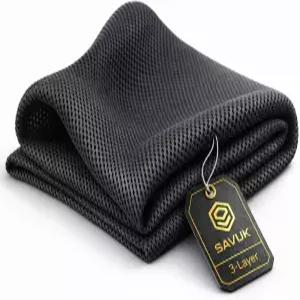 SAVUK 스피커 그릴 천 원단 3D 메쉬 어쿠스틱 박스 커버 통기성 수리 카펫 서브우퍼 교체용 가정용 및